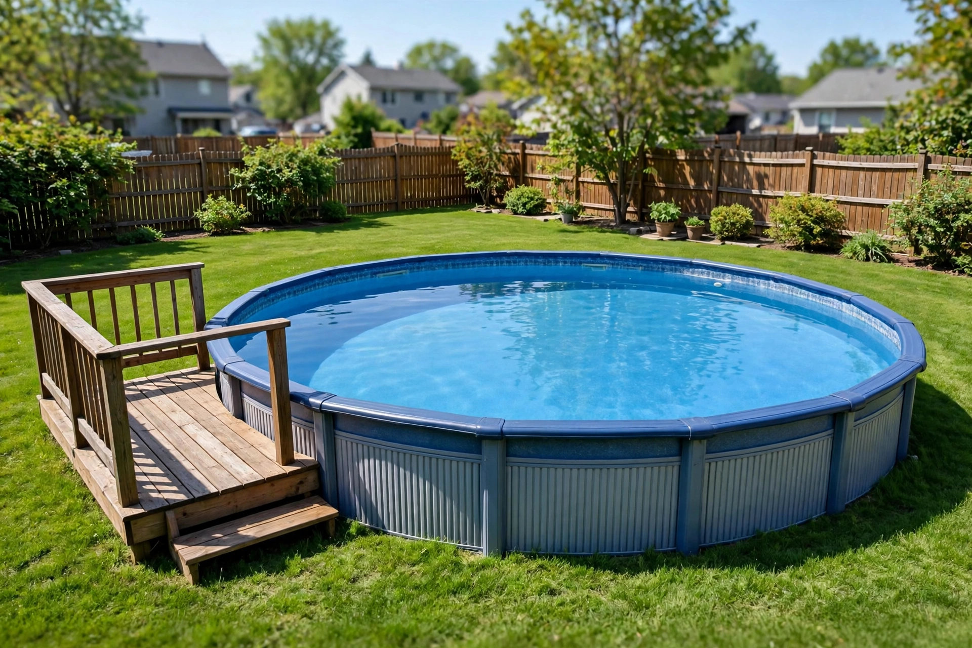 Above-ground pool maintenance in New Braunfels TX